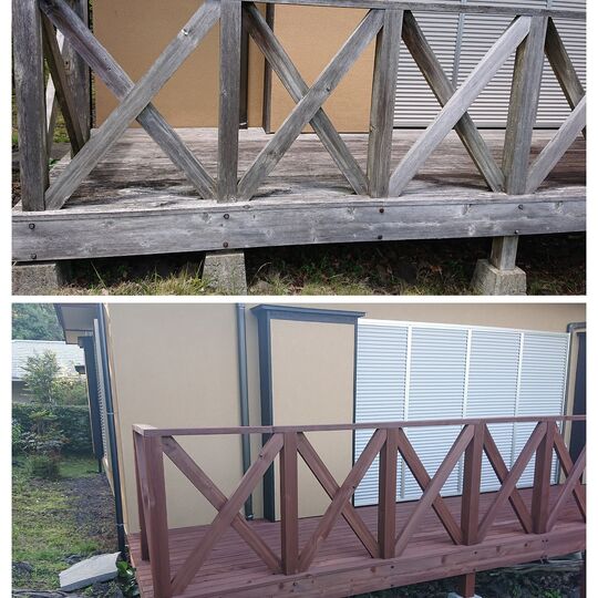 画像2788：熱海市　ウッドデッキ塗装